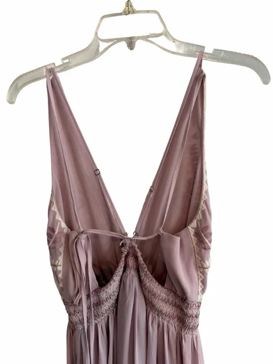 Soieblu Embroidered Maxi Dress in Tea Rose size small - Picture 7 of 11